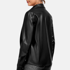 black jacket womens leather
