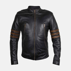 Beckett Brown Biker Leather Jackets For Men
