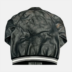 American Flight Bomber Leather Fight Jacket