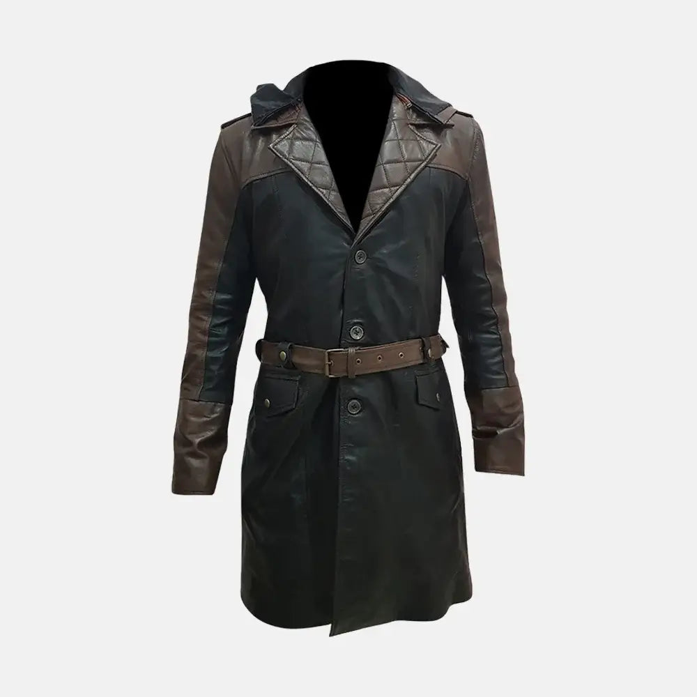 Long Leather Coat