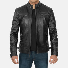 Ironclad Street Men’s Distressed Leather Biker Jacket