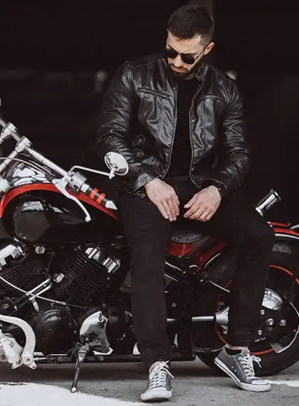 Leather Blazer For Men