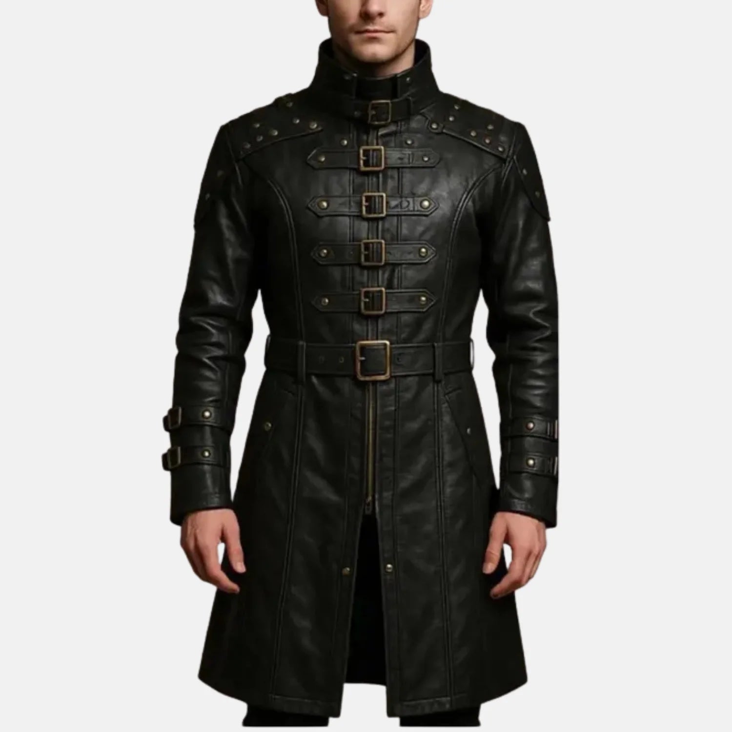 Night born Gothic Trench Coat