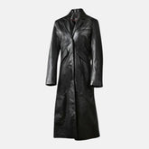 Selene Modern Trendy Style Women’s Leather Overcoat