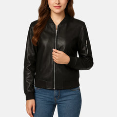 Zip Up Windbreaker With Pockets Varsity Jacket Women