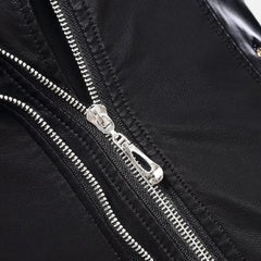 Vanessa Women’s Leather Moto Biker Short Coat Jacket