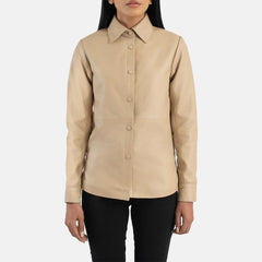 Zenith Leather Shirt Jacket