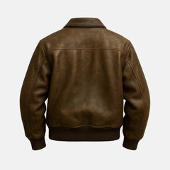 Men’s Aviator Flight Coat Retro Bomber Jacket