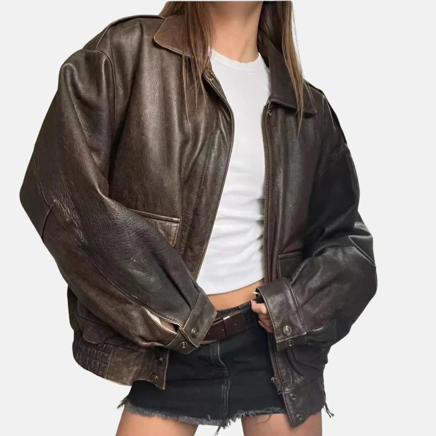 Women Bomber Flight Jacket