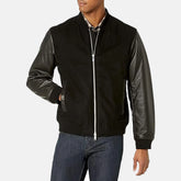 Leather Bomber Jacket For Men
