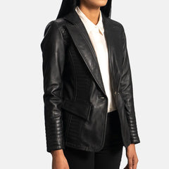 Allure Leather Blazer for Women