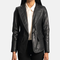 Allure Leather Blazer for Women