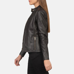 Ariene Leather Biker Jacket | Women's biker jacket