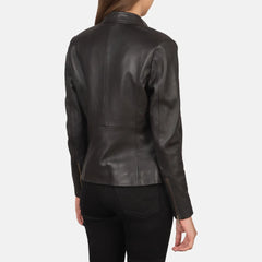 Ariene Leather Biker Jacket | Women's biker jacket