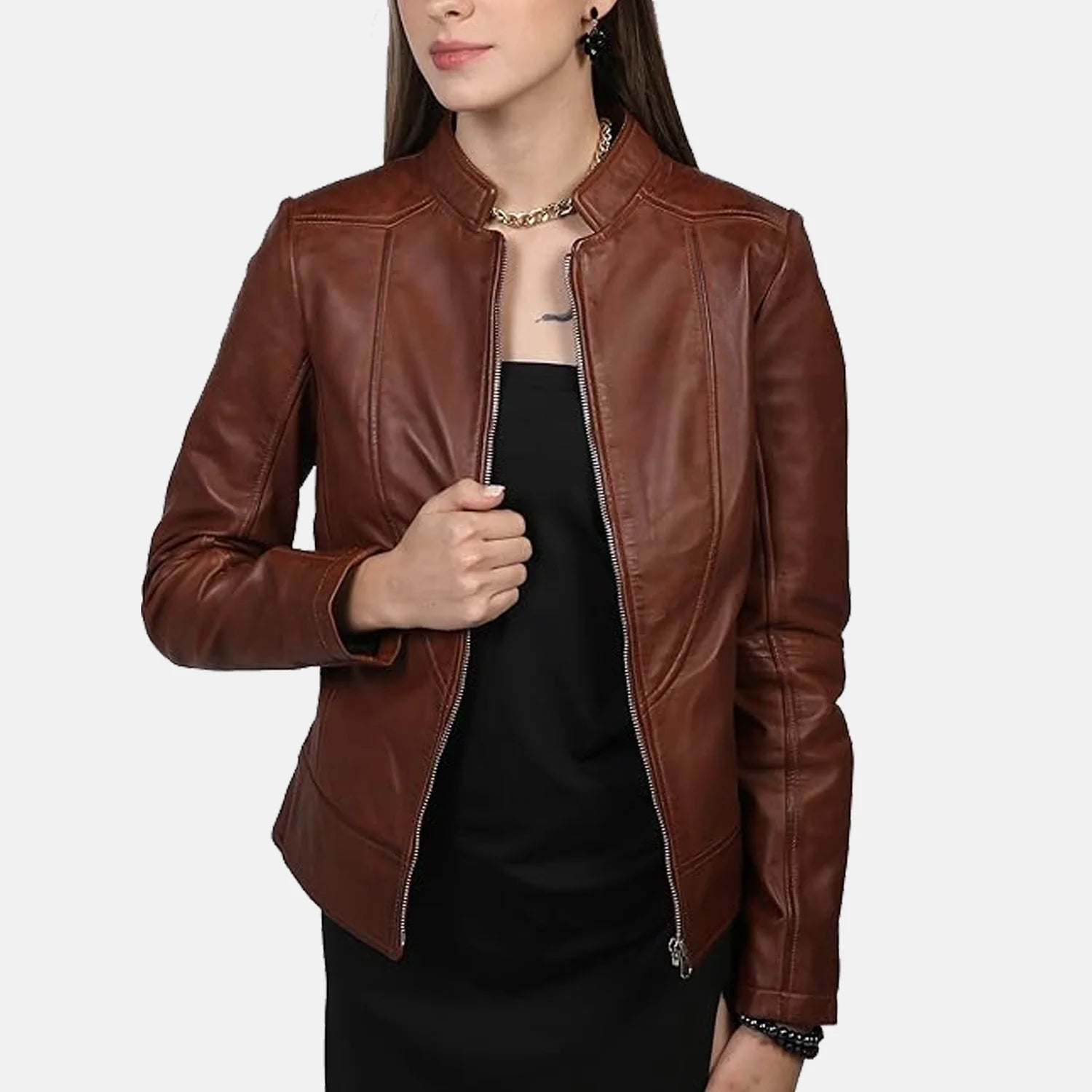 Colette Leather Jacket | Leather Blazer for Women