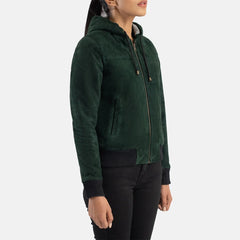 Cozy Embrace Leather Bomber Jacket for Women | Order Now