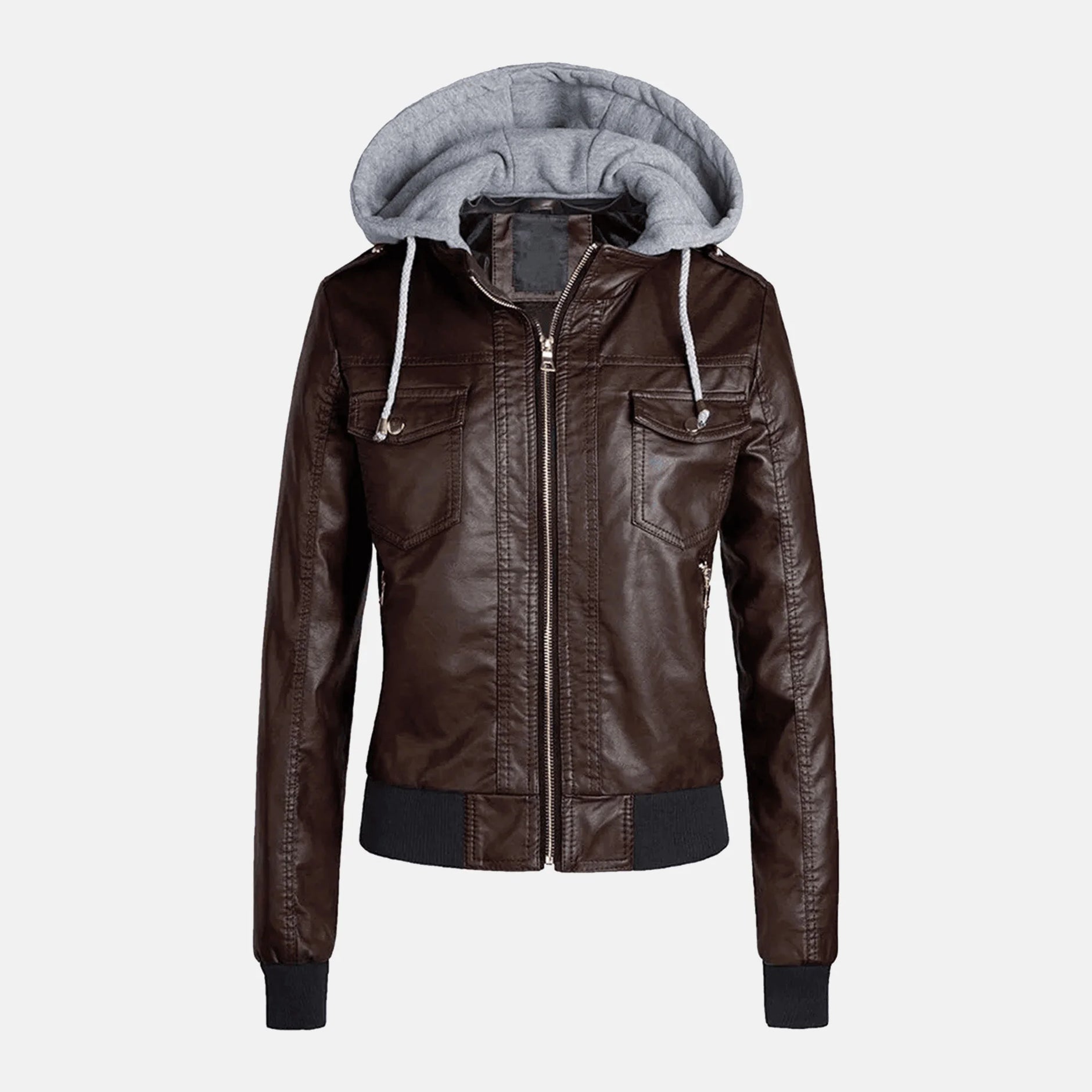 Orren Men Cowhide A2 Bomber Leather Flight Jacket