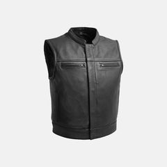 Frontier Finesse Leather Vests For Men