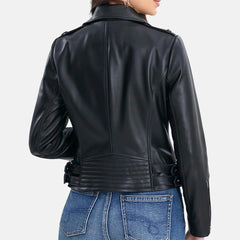 Lady Rider Suede Leather Jacket for Women