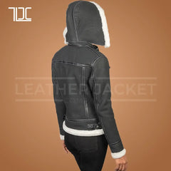 Luxoria real leather bomber jackets womens - The Leather Jacket Company