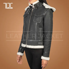 Luxoria real leather bomber jackets womens - The Leather Jacket Company