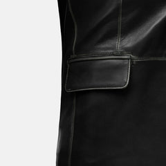 Rebel Rogue Mens Leather Blazer