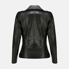 Seraphina Womens Leather Motorcycle Jacket