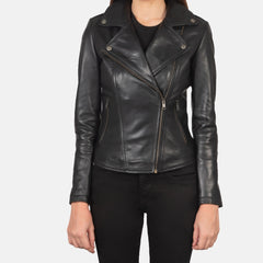 Seraphina Womens Leather Motorcycle Jacket