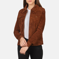 Suzy Suede Trucker Jacket