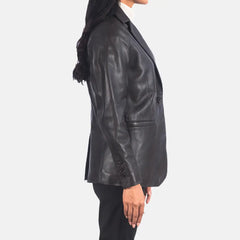 Swelte Norma Leather Blazer Outfit