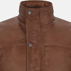 Sylvoro Puffer Padded Men's Leather Vest